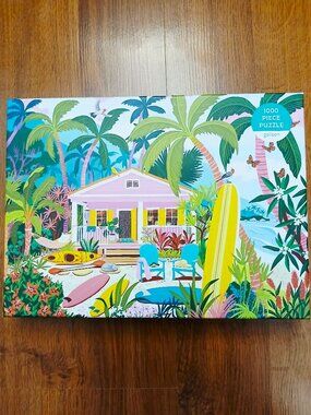Galison Surfside Bungalow Jigsaw Puzzle, 1000 Pieces